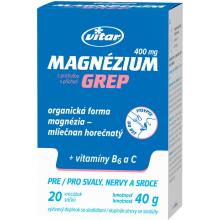 Vitar Magnézium Grep 400 mg + vit. C a B6