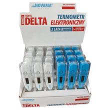 NOVAMA White Delta Digitálny teplomer s meraním za 60 sekúnd, 24ks s displejom