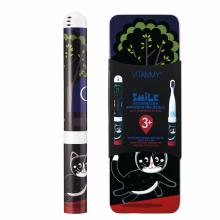 VITAMMY SMILE detská sonická zubná kefka, Čierna mačka, od 3 rokov