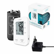 VITAMMY NEXT 2+ Shoulder blood pressure monitor with cuff inflation measurement and AC adapter