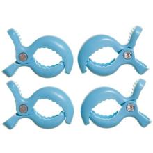 Dreambaby Stroller clips, 4 pcs, blue