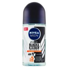 NIVEA Men Black & White Invisible Ultimate Impact Ball antiperspirant, 50 ml