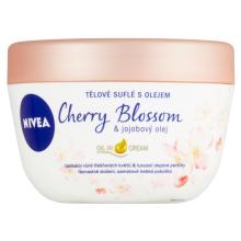 NIVEA Cherry Blossom &amp; Jojoba Oil, Telové suflé olej čerešňový kvet &amp; jojobový olej, 200ml