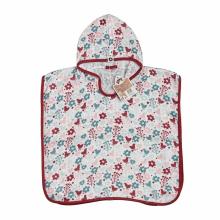 XKKO BMB Flowers&amp;Birds Girls, Bambusové pončo, veľ. 1,  1-2roky
