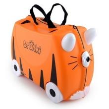 Trunki Suitcase with wheels, Tiger Tipu, 3-8 years