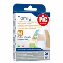 PIC Family, Set of antibacterial plasters, 20 pcs