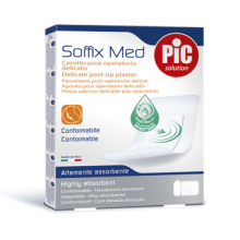 PIC Sofix - Med, Pooperačná, antibakteriálna náplasť 12 X 10 cm, 5ks