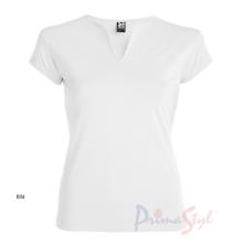 Primastyle Women's medical T-shirt with short sleeves BELLA, white, large. XL