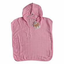 XKKO BMB Colours Bambusové pončo, baby pink, veľ. 1,  1-2roky