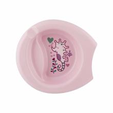 Chicco Plate, pink, from 6m+