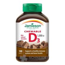 JAMIESON VITAMÍN D3 1000 IU ČOKOLÁDA