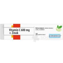 GENERICA Vitamin C 600 mg + Zinok