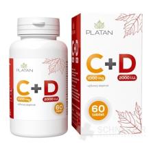PLATAN Vitamin C 1000 mg + D 2000 IU