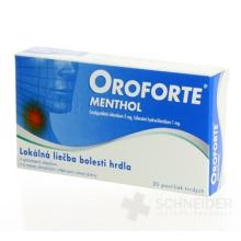 OROFORTE menthol 2/1 mg LOZ 20 pcs