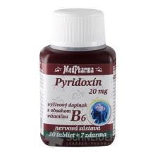 MedPharma PYRIDOXÍN 20 mg (vitamín B6)