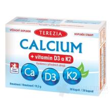 TEREZIA CALCIUM + vitamín D3 a K2