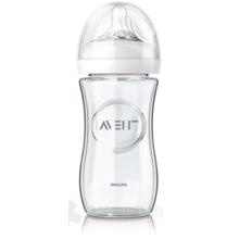 AVENT BOTTLE Natural GLASS 0% BPA 240 ml