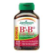 JAMIESON VITAMINS B6, B12 AND FOLIC ACID