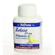 MedPharma ŽELEZO 20MG + Vit. C