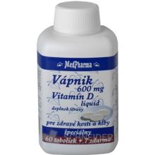 MedPharma VÁPNIK 600 mg + Vitamín D liq.