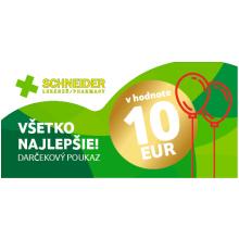 Narodeninový darčekový poukaz v hodnote 10€