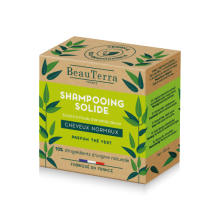 BeauTerra - solid shampoo with green tea scent for normal hair
