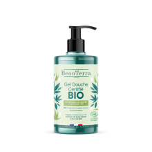 BeauTerra - organic shower gel with hemp extract and Aloe Vera