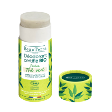 BeauTerra - certified organic deodorant without aluminum salts Green tea