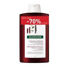 Klorane posilňujúci šampón s chinínom 2x400ml