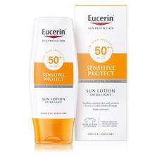 Eucerin Extra ľahké mlieko na opaľovanie SPF 50 150ml