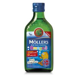 Möller's Omega 3 Fish oil Fruit 250 ml