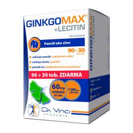 GinkgoMax + Lecitin Da Vinci 90 + 30 tob. zadarmo