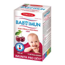 BABYIMUN SIRUP S HLIVOU USTRICOVITOU + RAKYTNÍK (s príchuťou višne 1x100 ml)