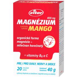 Vitar Magnesium Mango 400 mg + vit. C and B6