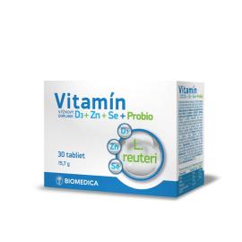Vitamín D3 + Zn +Se + Probio 30tbl Biomedica