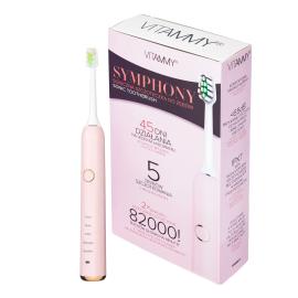 VITAMMY SYMPHONY Pink Sonická zubná kefka s vysokou vibračnou silou, ružová