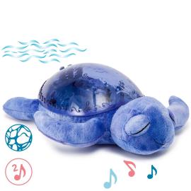 Cloud b®Tranquil Turtle™- Nočné svetielko - Korytnačka, tmavo modré