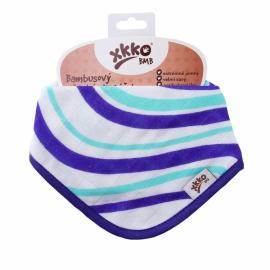 XKKO BMB Hearts&Waves - Bib/Scarf, Ocean Blue Waves (1pc)