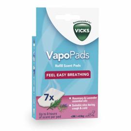 Vicks VICKS VAPOPADS VBR7, Refills for humidifiers with the scent of rosemary and lavender, 7 pcs