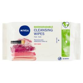 NIVEA Nivea® Jemné čistiace pleťové obrúsky 3v1, 25 ks