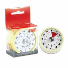 ADE TD1707 Mechanical kitchen timer, yellow