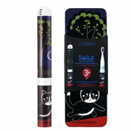 VITAMMY SMILE children's sonic toothbrush, Black cat, from 3 years