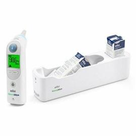 BRAUN Thermoscan Pro 6000-300 ear thermometer with additional covers for hospital purposes