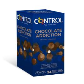 CONTROL CHOCOLATE ADDICTION, Condoms with chocolate aroma, 24 pcs