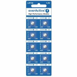 everActive LR41, Button alkaline lithium batteries 1,5V, 10 pcs