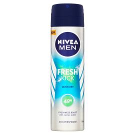 NIVEA Men Fresh Kick Sprej antiperspirant, 150 ml