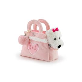 Trudi TRUDI PETS - Fashion bag with a pet, pink with a heart, 0m+