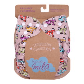 SIMED Mila Diaper pants with adjustable size and diaper, Scooters