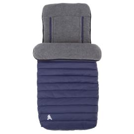 CuddleCo Comfi-Snug, Detský fusak páperový, 90x44cm, šedá/modrá