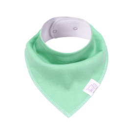 SIMED Cotton bib with impermeable PUL layer, green